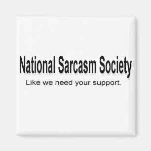 MedborgareSarcasmsamhälle Magnet