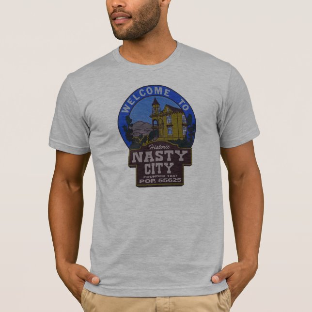 medborgarestad Kalifornien Tee Shirt (Framsida)