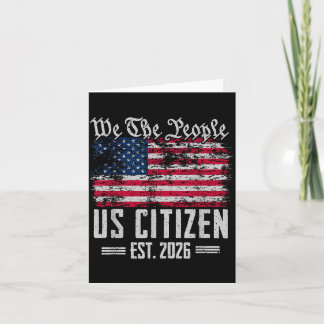 Medborgarskap 2026 Dekoration USA Ny Amerikan Kort