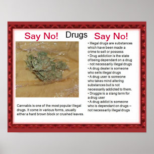 Medborgarskap, livskompetens Säg nej! Poster