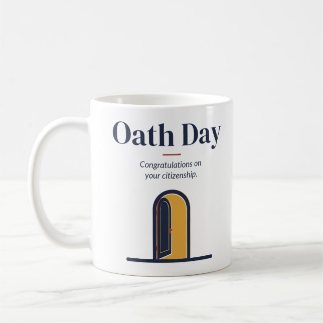Medborgarskaps mug för edens dag kaffemugg (Vänster)