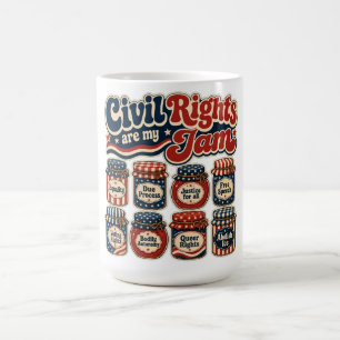 Medborgerliga rättigheter är min grej - social rät kaffemugg