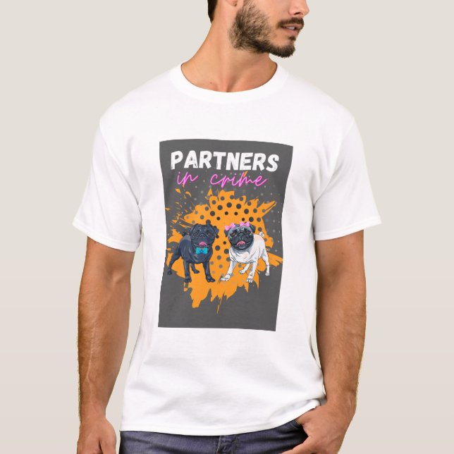 medbrottshundar t shirt (Framsida)
