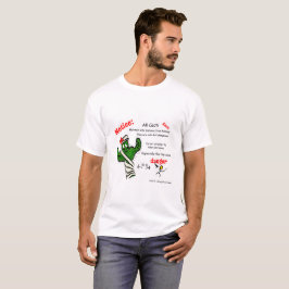 Meddela alla Cacti - Människan är farlig! T Shirt