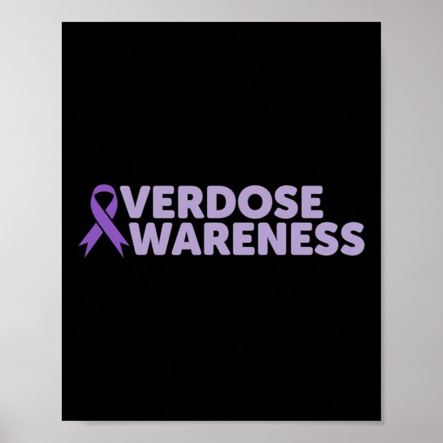 Meddela återhämtning Överdoseringsmedvetenhet Poster (Framsidan)