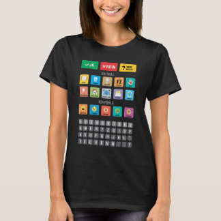 Meddelande 03 från tyska Autism AAC PECS-pekare T Shirt