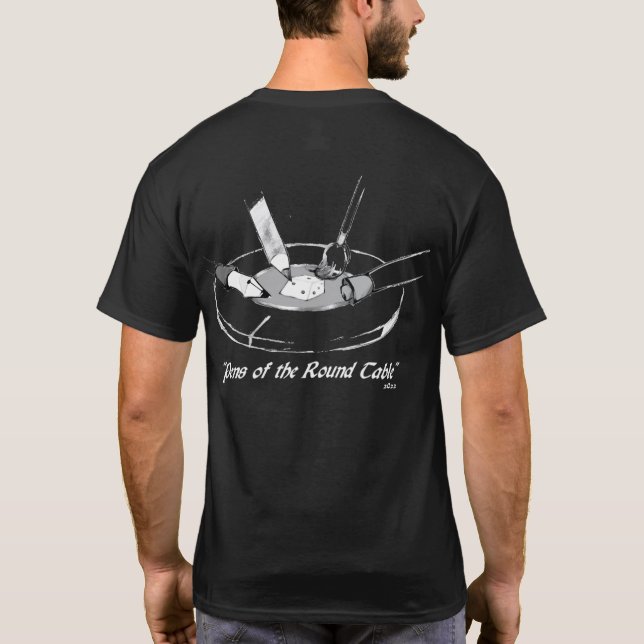 Meddelande 32 - mörk t shirt (Baksida)