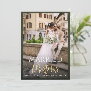 MEDDELANDE AV MARRIED CHRISTMAS helgdag bröllop