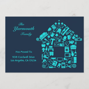 Meddelande för adressändringlägenhetkort