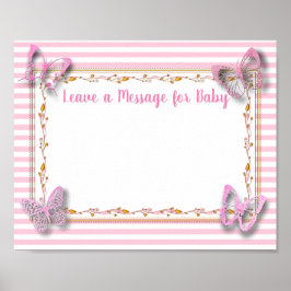 Meddelande för Baby, Poster babynyckelknappar