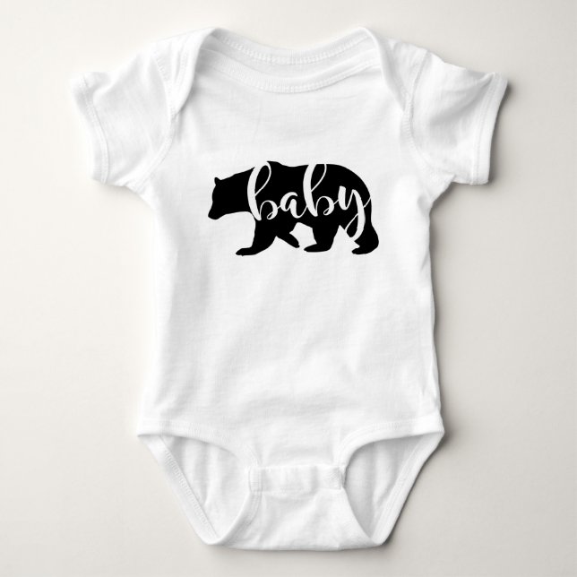 Meddelande för babybjörngravid, nyfödd bebis tee shirt (Framsida)