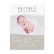 Meddelande för födelse för Latte perfektionfoto