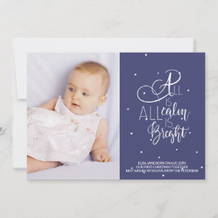 Meddelande för jul för fototypografi nyfött