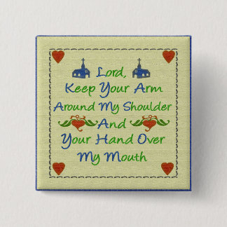 Meddelande för Lord Hjälpa Me Religiösa Blidka Knapp