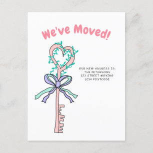 Meddelande för nyckel- illustration för hus röra