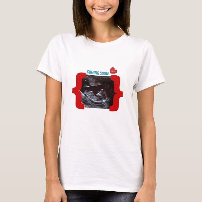 Meddelande för överrrakningUltrasoundSonogram T Shirt (Framsida)