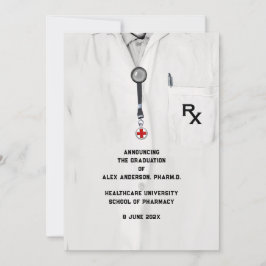 Meddelande från apoteket i Studenten Inbjudningar