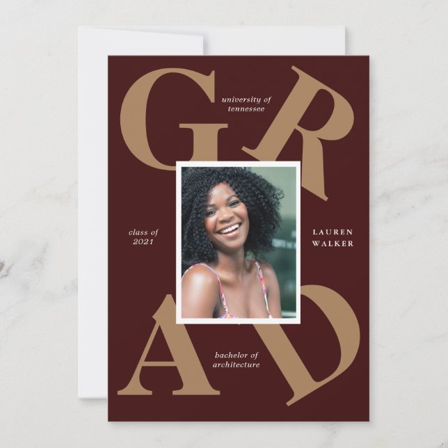 meddelande från färg student om djärvt skript inbjudningar (Framsida)