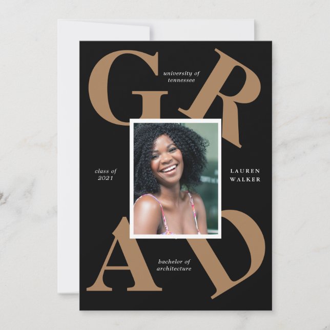 meddelande från färg student om djärvt skript inbjudningar (Framsida)