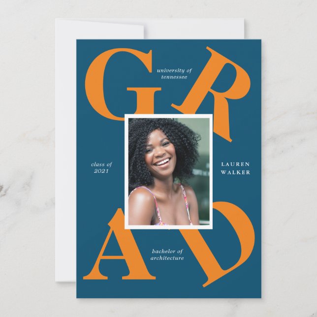 meddelande från färg student om djärvt skript inbjudningar (Framsida)