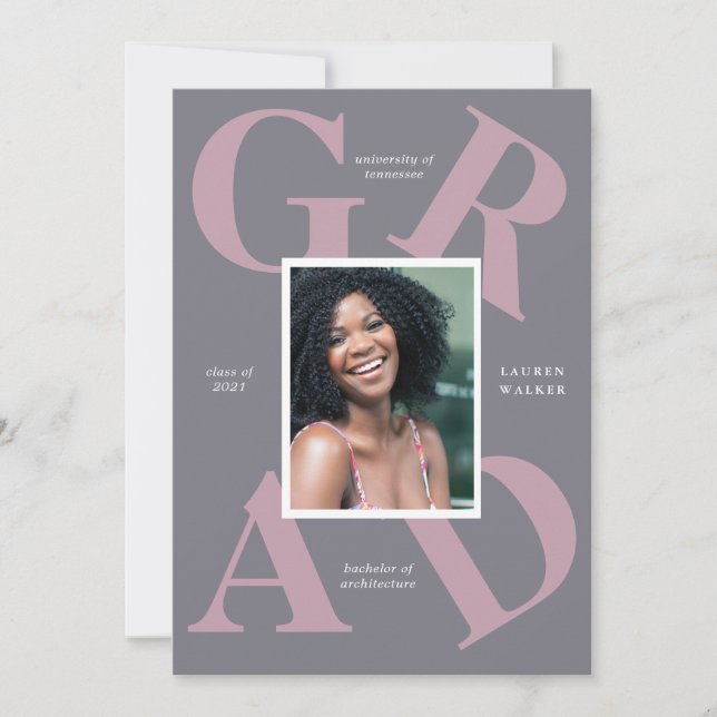 meddelande från färg student om djärvt skript inbjudningar (Framsida)