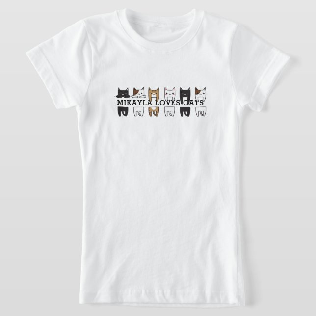 Meddelande från Funny Cute Cats Ram T Shirt (Laydown)