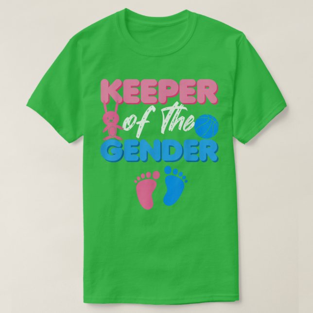 Meddelande från Gender Reveal Party Idea Ba T Shirt (Design framsida)