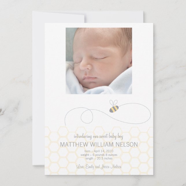 Meddelande från Honeycomb Baby (Framsida)