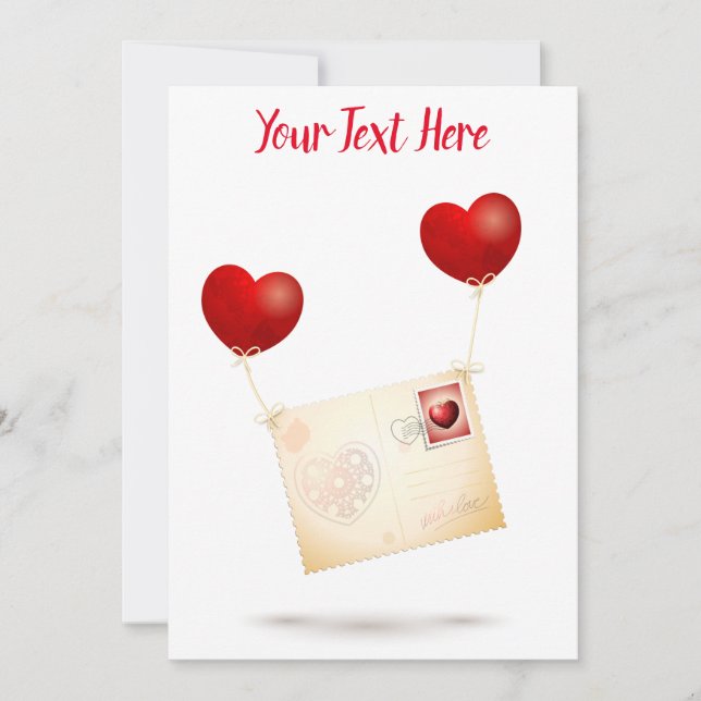 Meddelande från Kärlek Inbjudningar (Framsida)