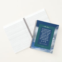 Meddelande från kärlek - John 3-16 - 8,5 x 11 Spir