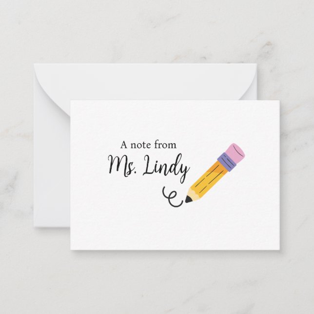 Meddelande från lärare (Framsida)