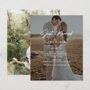 Meddelande från Ny gifta Photo Bröllop