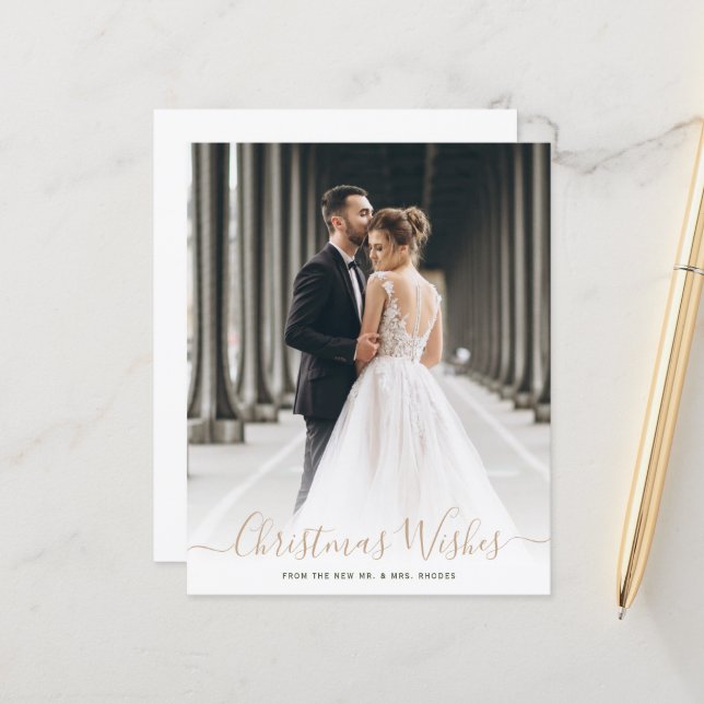 meddelande från önskemål bröllop (Fram/Back In Situ)