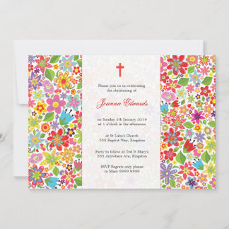 Meddelande från Personligen Baby Christening Bapti Inbjudningar