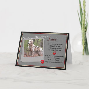 Meddelande från Pet Memorial Tass avtryck - Hund C