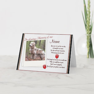 Meddelande från Pet Memorial Tass avtryck - Hund C
