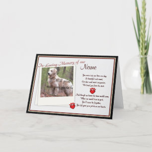 Meddelande från Pet Memorial Tass avtryck - Hund C