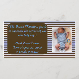 Meddelande från pojke - Brun och Blått