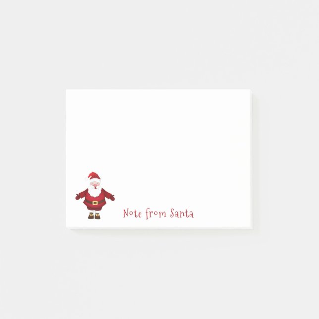 Meddelande från Santa Notes Post-it Block (Framsida)