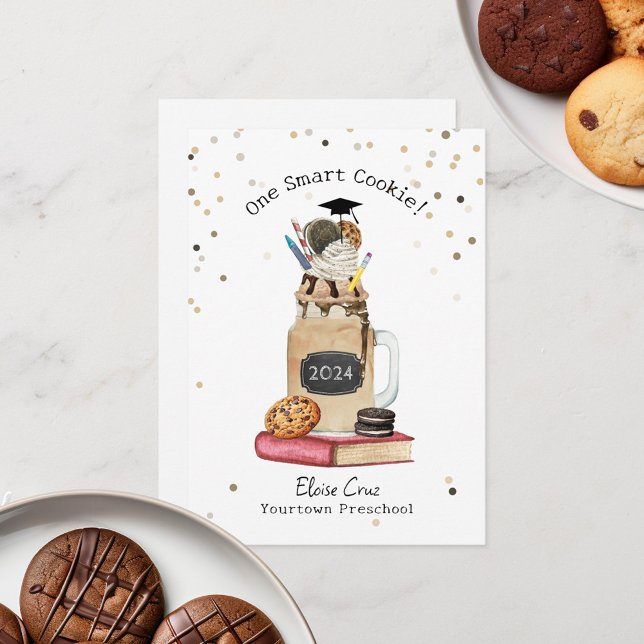 Meddelande från Smart Cookie Milkshake Student Inbjudningar (Skapare uppladdad)