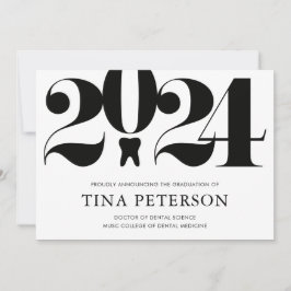 Meddelande från tandskolan Studenten Inbjudningar