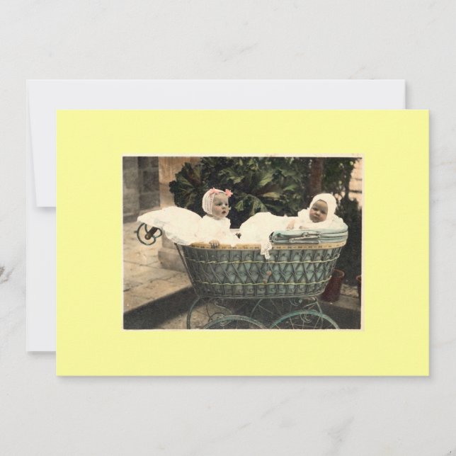 Meddelande från vintage Twin Baby (Framsida)