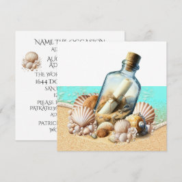 Meddelande i en flaska inbjudningar