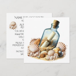 Meddelande i Flaska Inbjudningar