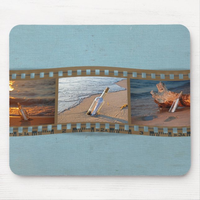 Meddelande i Flaska Musmatta (Framsidan)