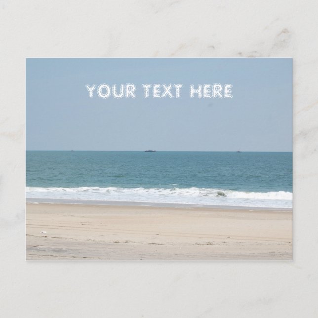 MEDDELANDE I HIMMEL - vykort (Framsida)