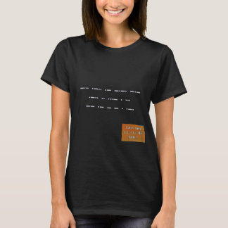 Meddelande i kod: Black Lives Matter. T-Shirt