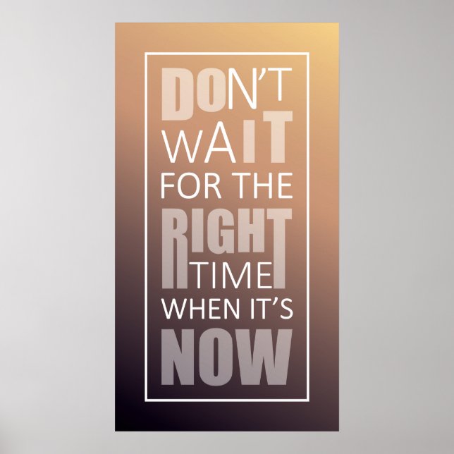 Meddelande i meddelandet. Motiverande offertdesign Poster (Framsidan)