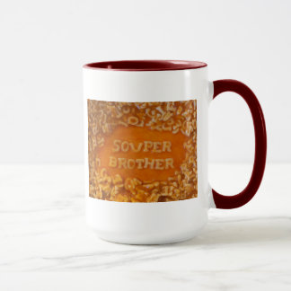 Meddelande i min soppa: Brodermugg Mugg