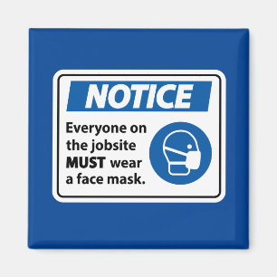 Meddelande Mask för Ansikte Magnet